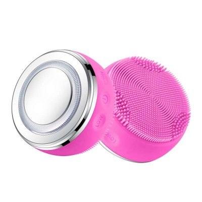 2 in 1 silicone exfoliate skin care beauty tool facial cleaning brush